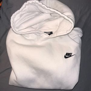 Mens medium bright white hoodie.